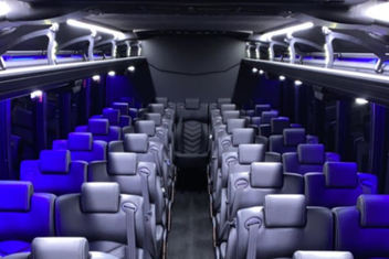 Anaheim Charter Bus Interior