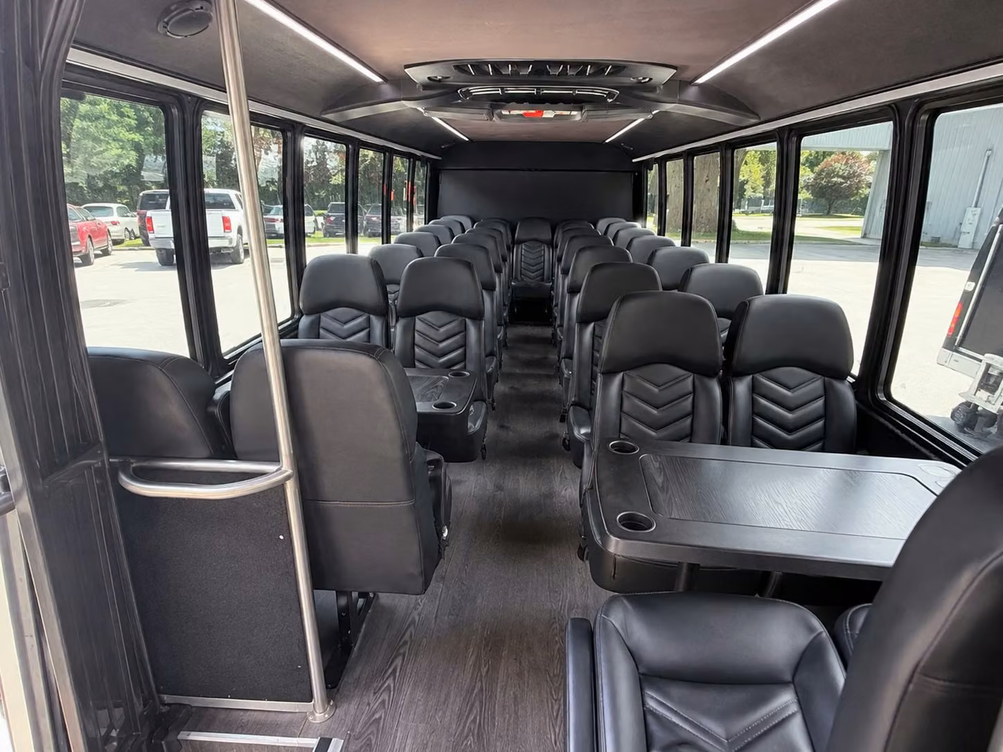 15 passenger minibus inside