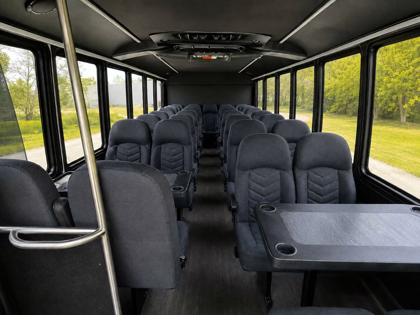 15 passenger minibus interior