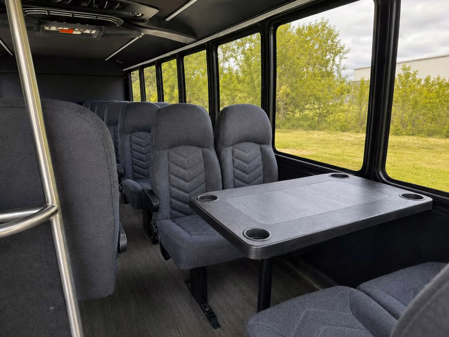 18 passenger minibus inside
