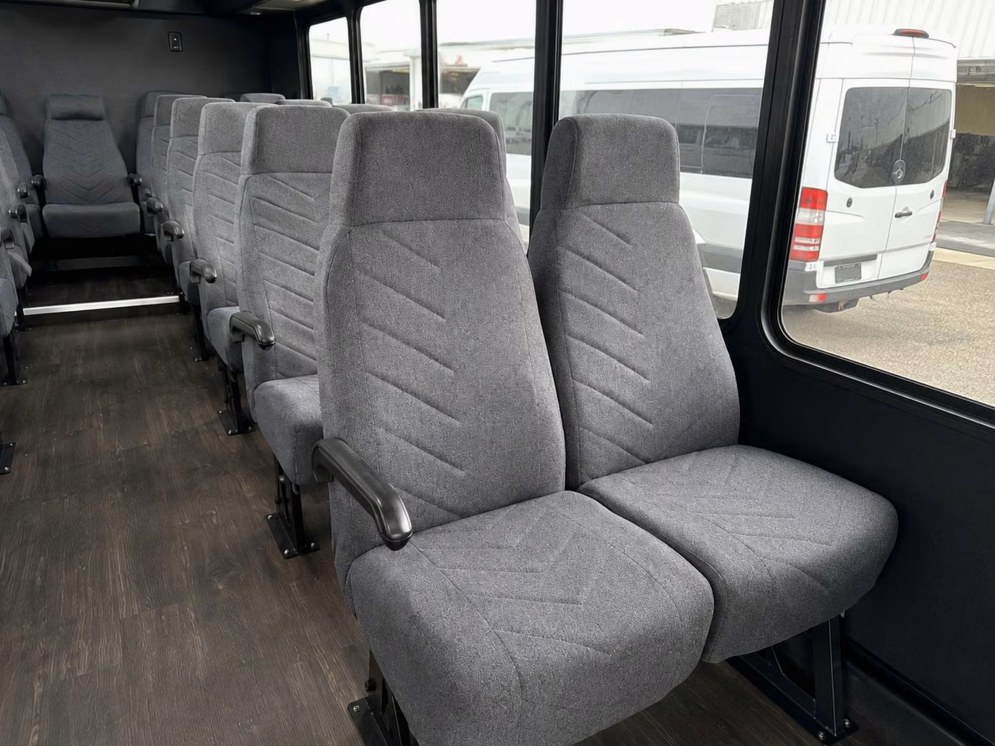 18 passenger minibus interior