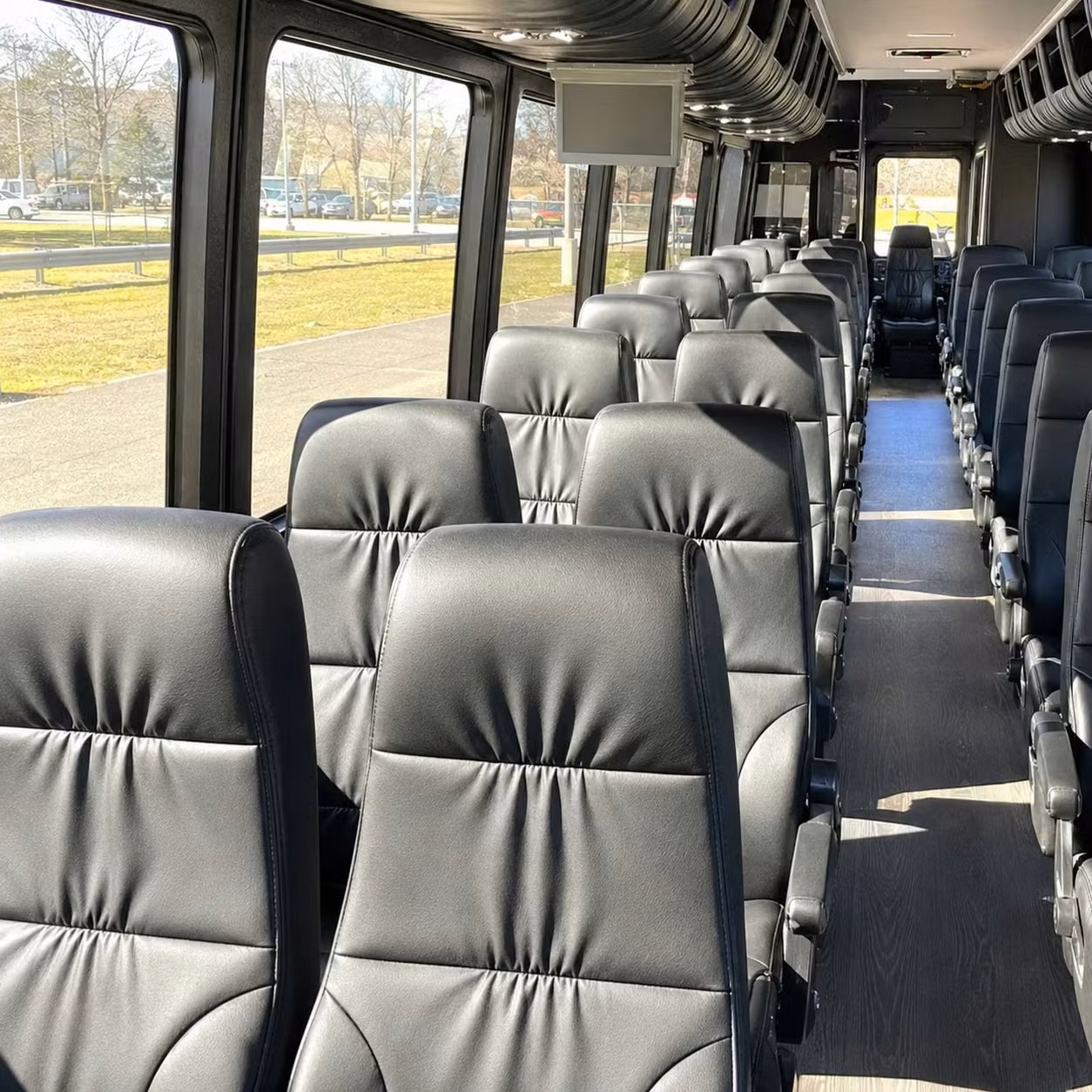 25 passenger minibus interior