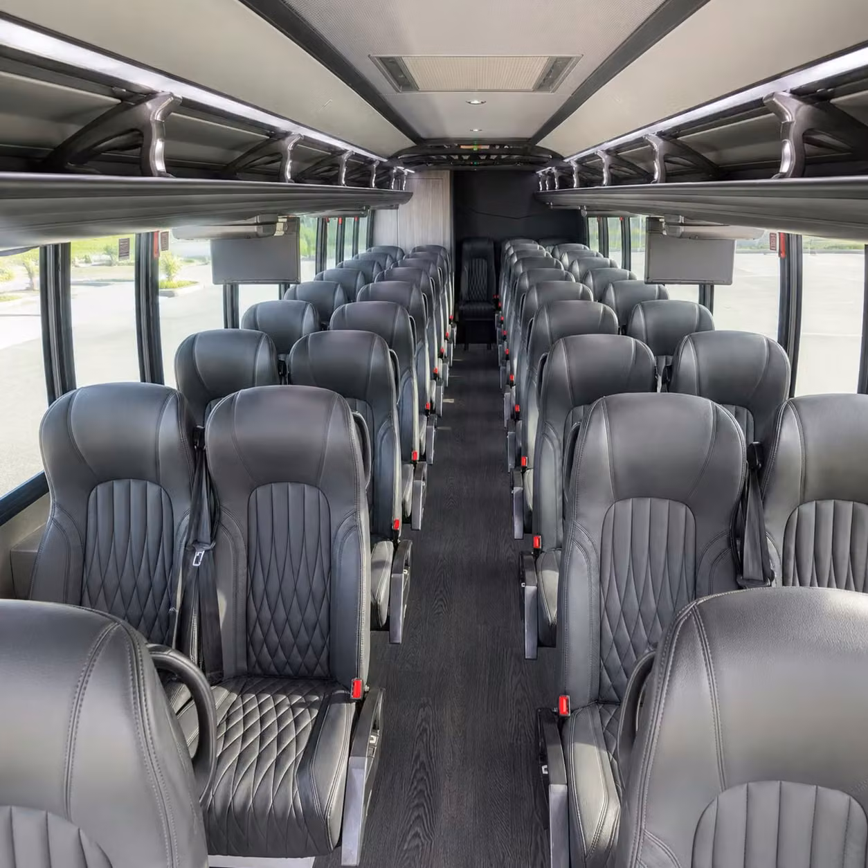 28 passenger minibus inside