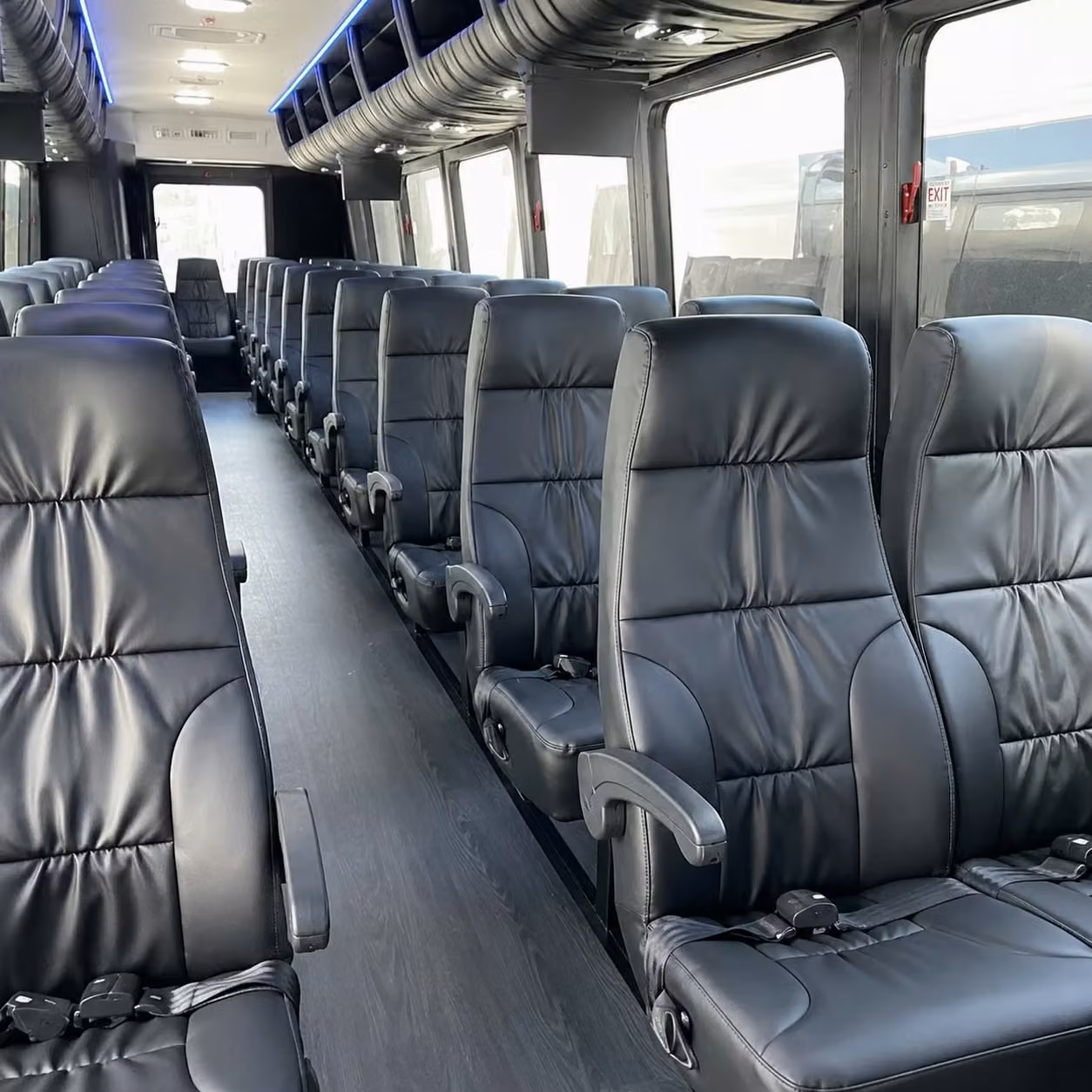 30 passenger minibus interior