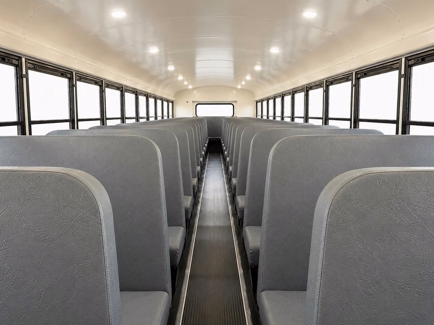 school bus inside