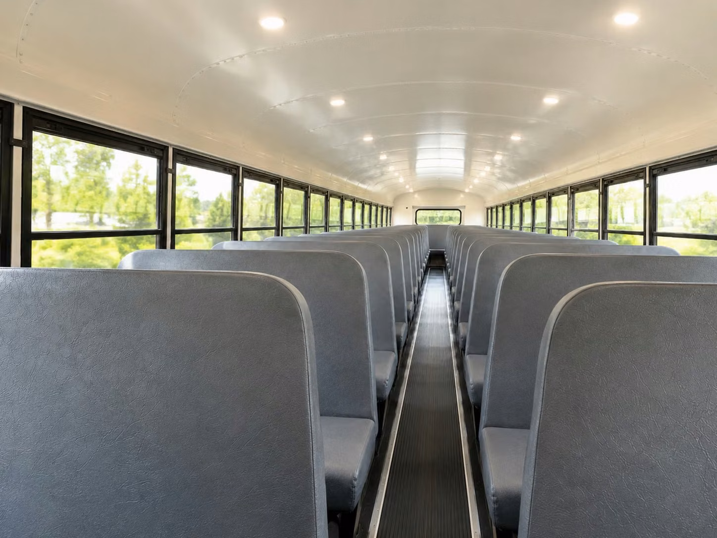 school bus interior
