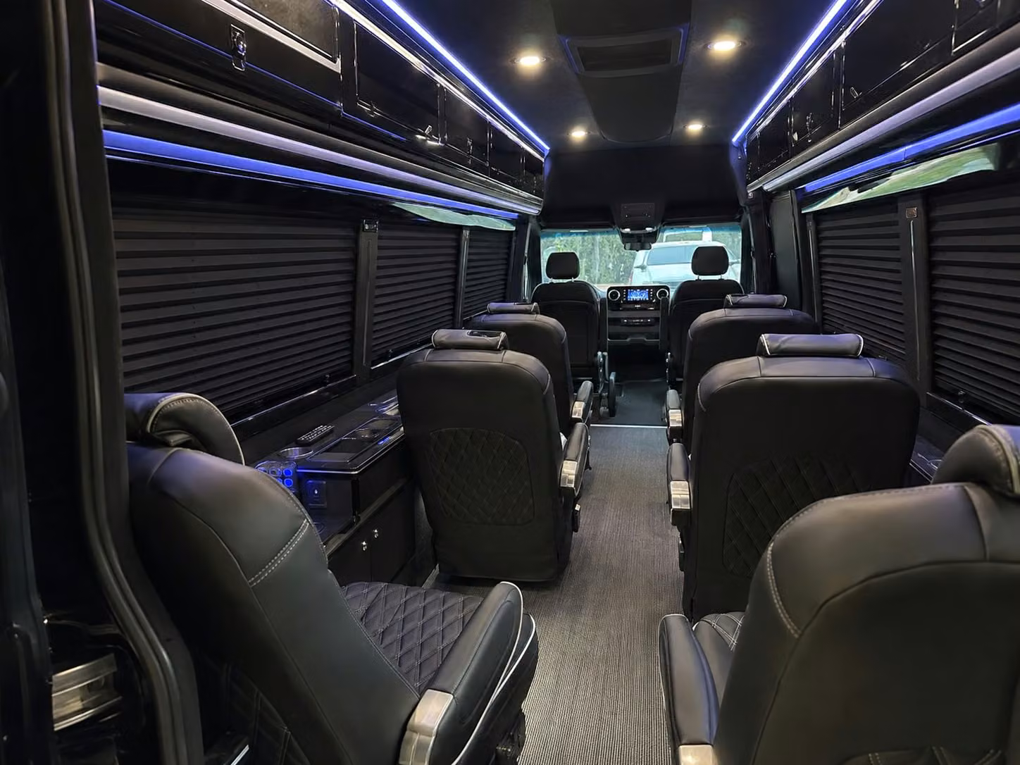 sprinter van with driver interior