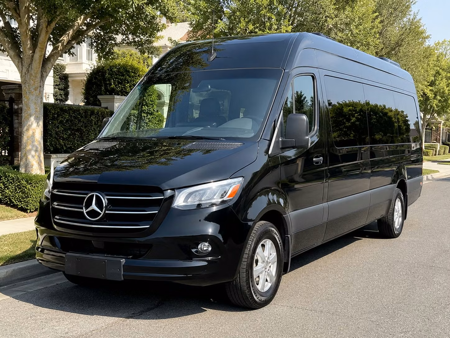 sprinter van with driver